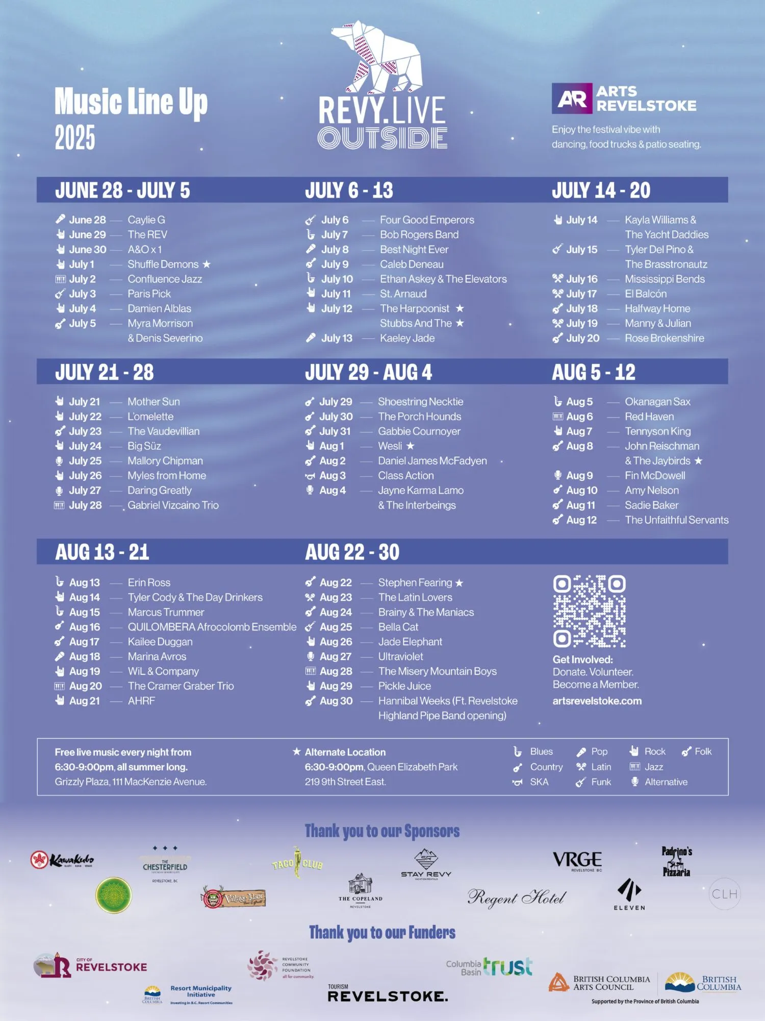 revy live outside 2025 poster 16 june scaled 1